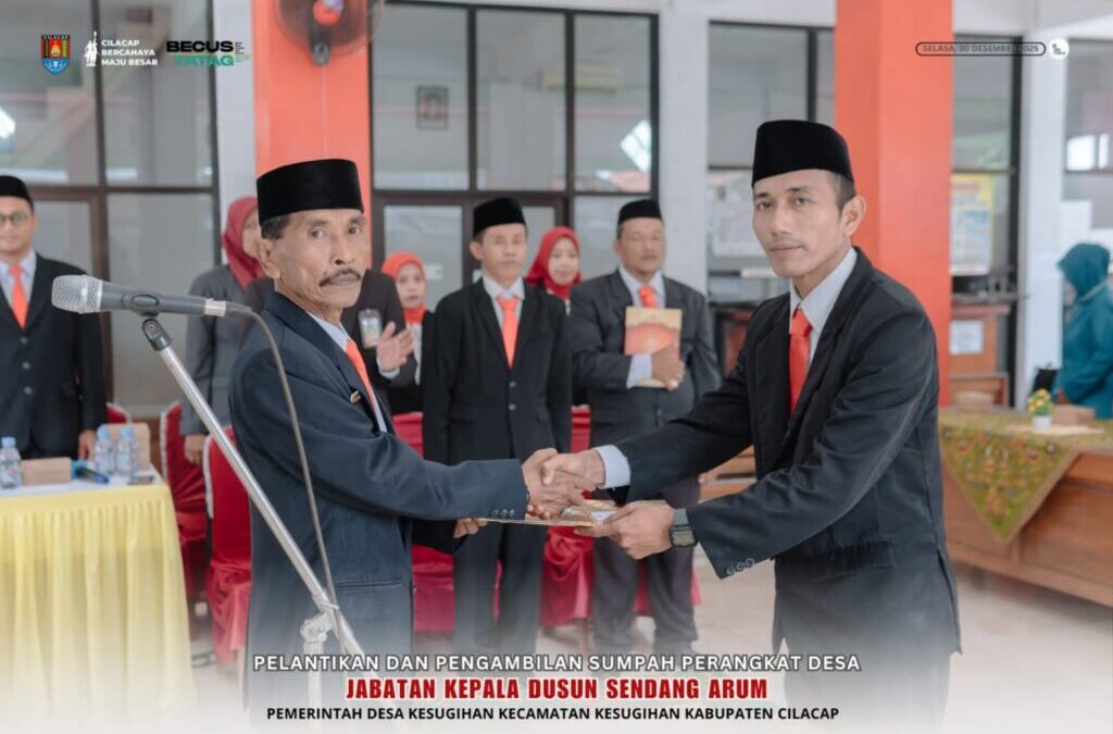 Heri Wasono Resmi Dilantik sebagai Kepala Dusun Sendang Arum