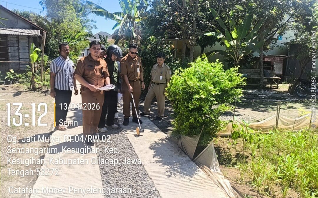 Evaluasi Penyelenggaraan Pemerintahan Desa Kesugihan oleh Tim Kecamatan