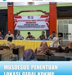 Musdesus Desa Kesugihan Sepakati Lokasi Pembangunan KDKMP Koperasi Desa/Kelurahan Merah Putih